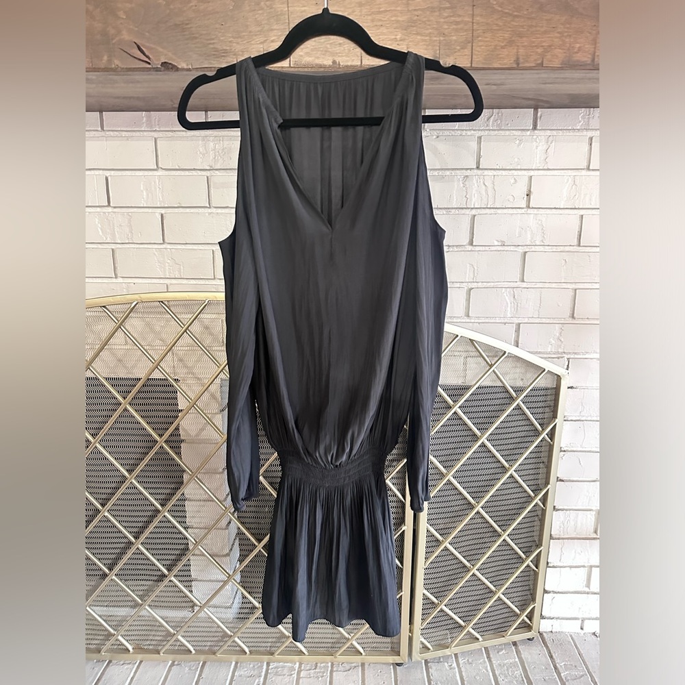 Ramy Brook Black cap shoulder dress